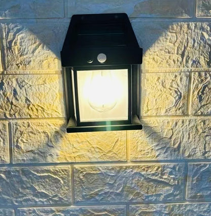 Farol de pared solar - Black