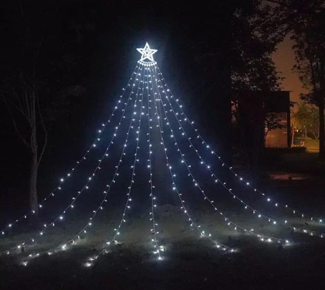 Árbol de Navidad de luces SOLAR