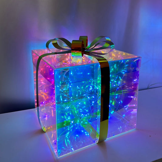 Figura LED - Caja de regalo