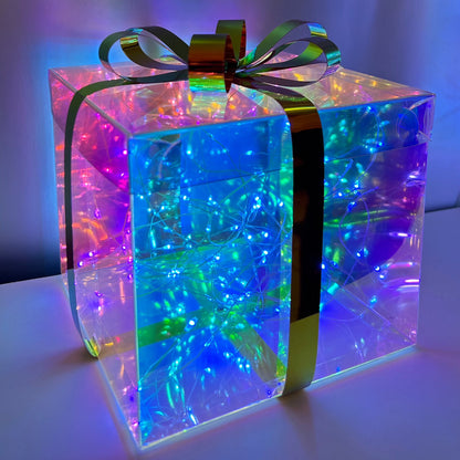 Figura SOLAR LED - Caja de regalo