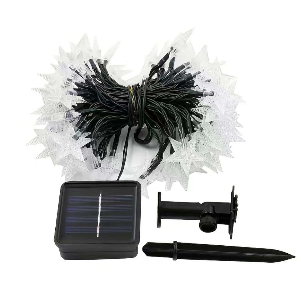 SOLAR String Lights - Estrellas (40 pies)