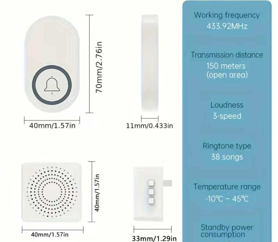 Timbre de puerta - Wireless