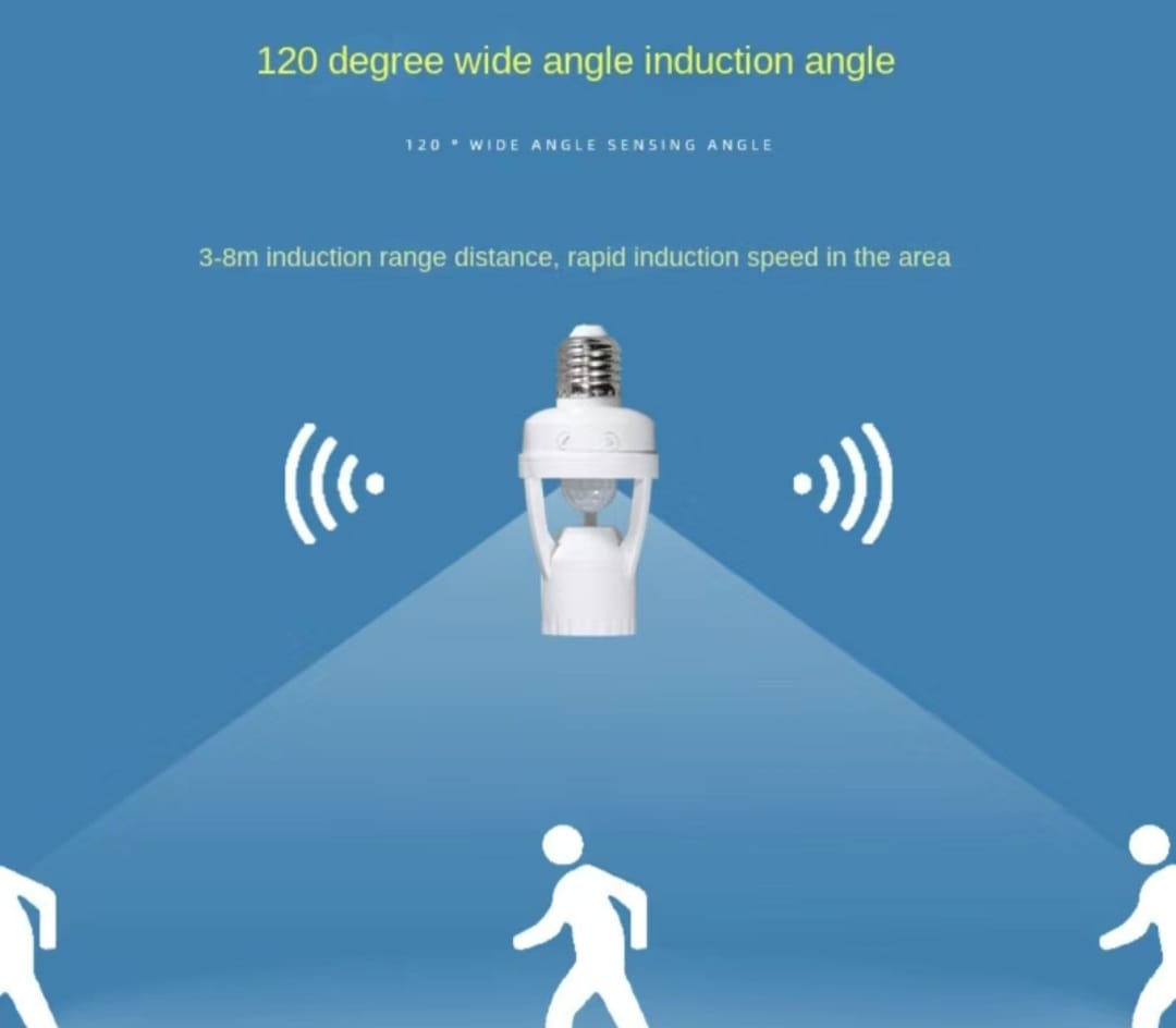 Adapter de sensor de movimiento para bombillas