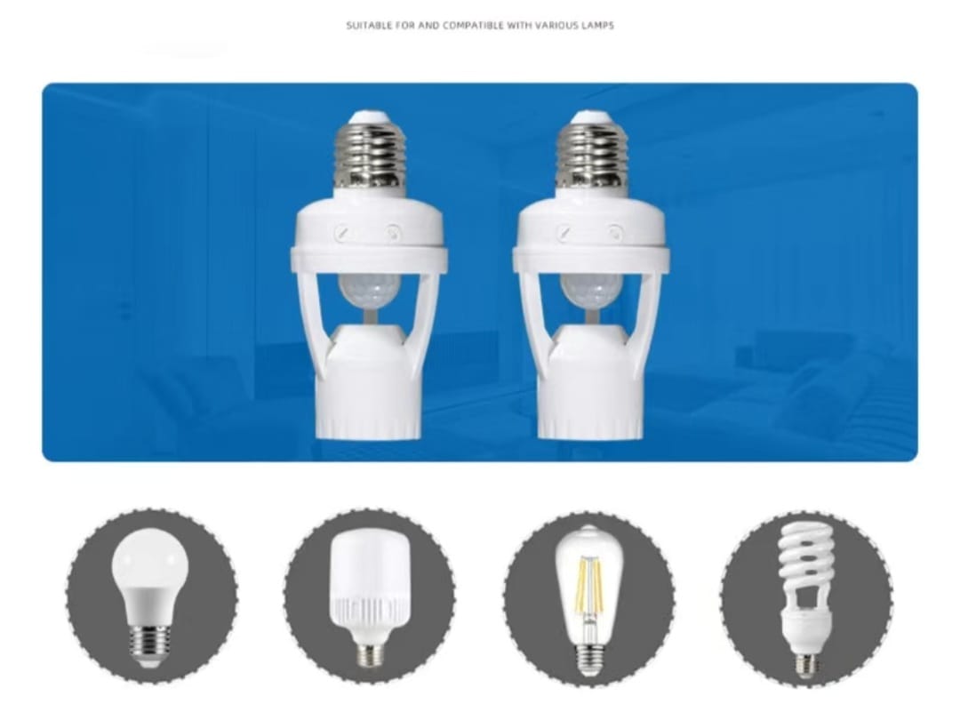 Adapter de sensor de movimiento para bombillas