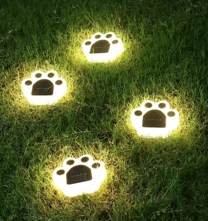 Solar LED light - Huella de perro