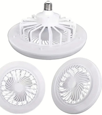 Luz Led y Abanico - 2 en 1