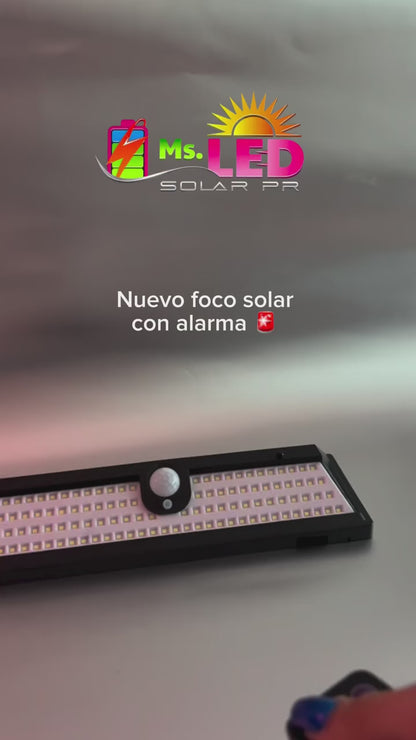 Foco Solar con Alarma