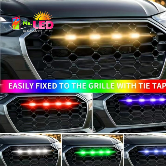 Luces de parrilla para auto - 4 pc RGB