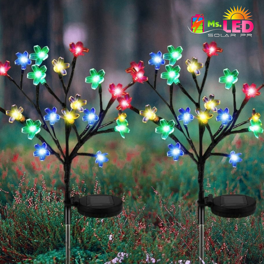 Flower Lights decor - SOLAR #017