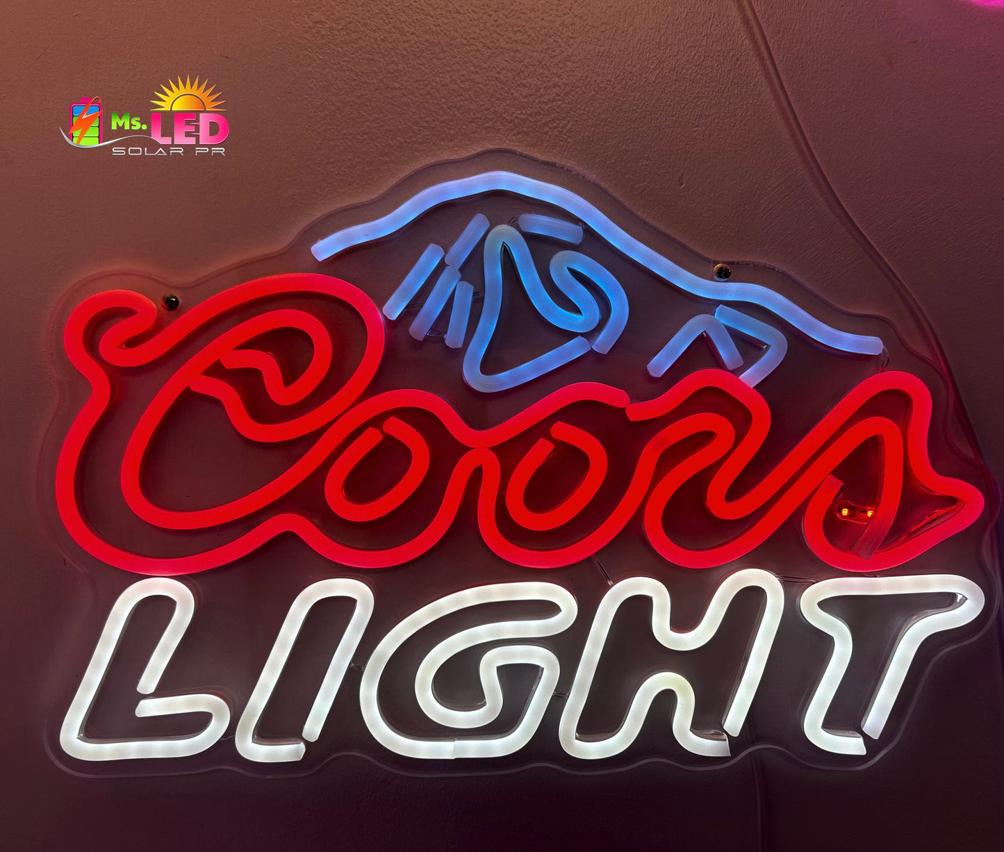 Rótulo Neon - Coors Light